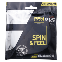 RPM Blast 17 Gauge + Touch VS 16 Gauge Hybrid Tennis Strings